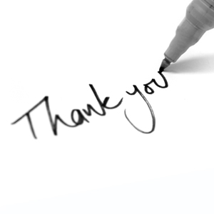 thank you and follow up