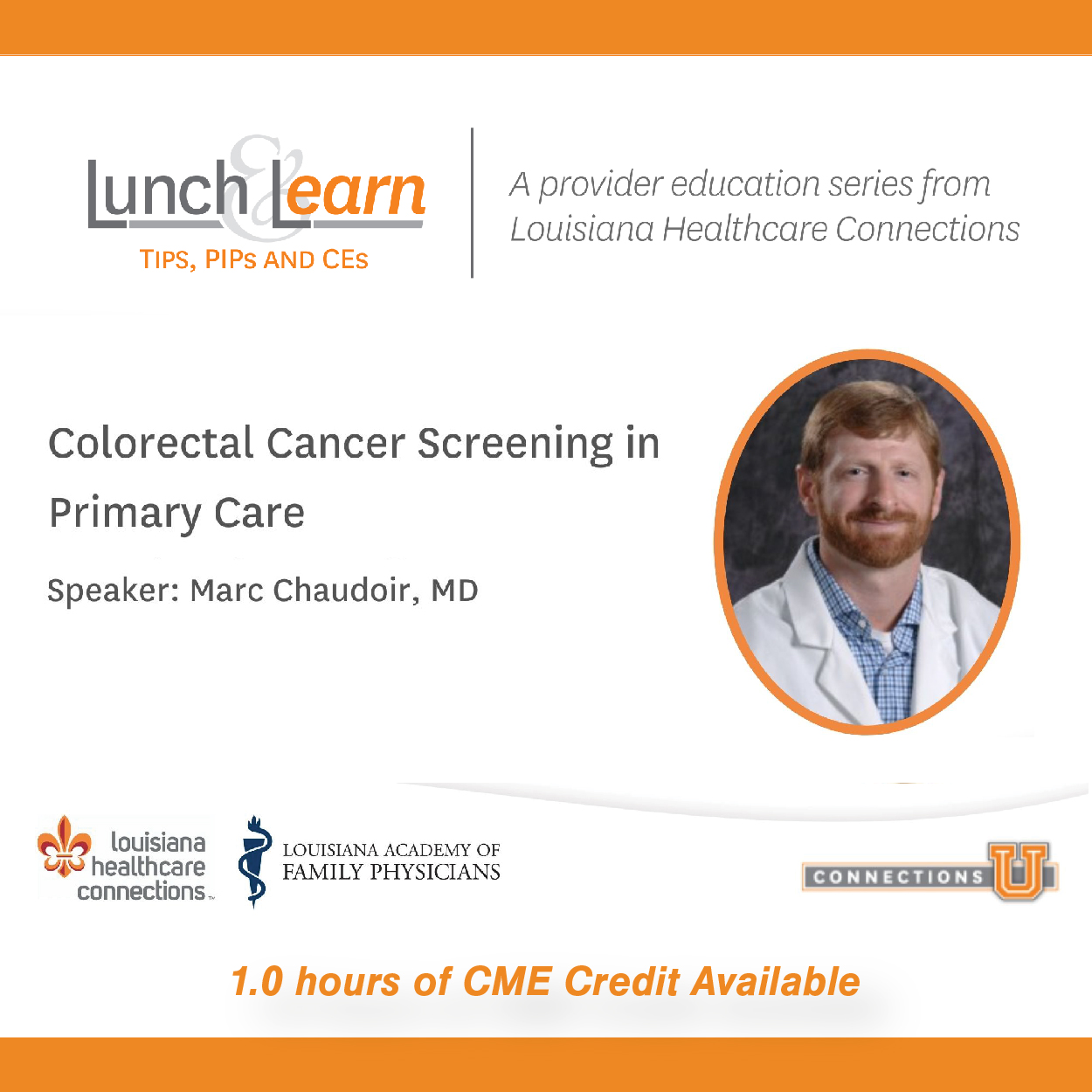 Colorectal Cancer Lunch Learn thumbnail 01